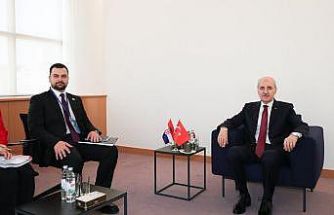 TBMM Başkanı Kurtulmuş, Boşnak Ulusal Azınlık Konseyi Başkanı Hodzic’i kabul etti