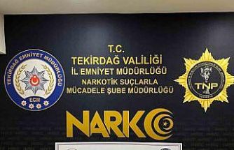 Tekirdağ’da torbacının zulasından 81 bin 700 sentetik ecza çıktı