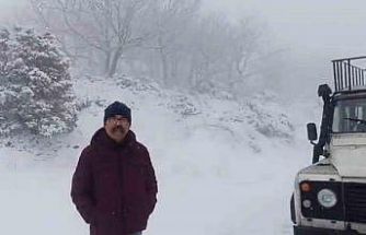 Tekirdağ’da yüksek kesimler beyaza büründü