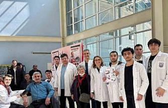 Tıp Fakültesi öğrencilerinden hipertansiyon farkındalığı etkinliği