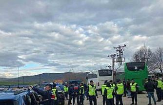 Tokat’taki izinsiz gösteriye geçit verilmedi