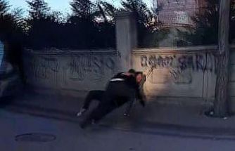 Trafik tartışmasında yumruklar konuştu