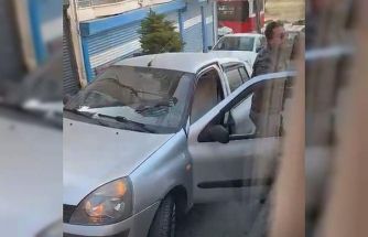 Trafikte tartıştığı sürücüyü takip edip aracından inen sürücüye 180 bin lira ceza