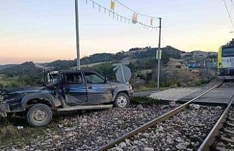 Tren pikaba çarptı