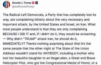 Trump’tan Demokratlara İran tepkisi: "Ne yaparsam yapayım karşısında olacaklar"