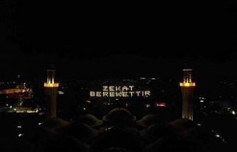 Ulucami’nin yeni mahyası Uludağ’dan görülüyor