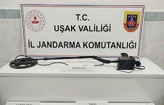 Uşak’ta 161 sikke ele geçirildi
