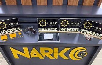 Uşak’ta uyuşturucu operasyonu: 3 tutuklama