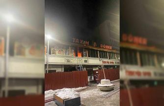 Van’da dönerci dükkanında korkutan yangın