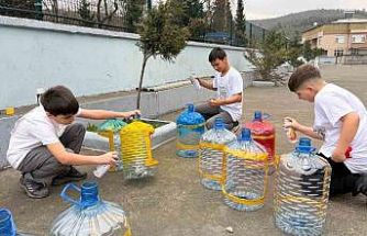 Yemek artıkları sokak hayvanları için mamaya dönüşüyor