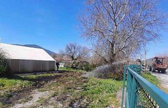 Yeşilyurt Maşat’ta otluk yangını