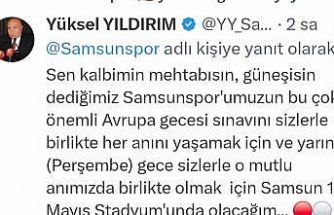 Yüksel Yıldırım: "19 Mayıs Stadyumu’nda buluşalım"