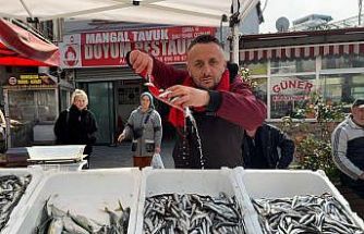 Zonguldak’ta balık tezgahlarında Ramazan mesaisi; hamsi 100 liradan satılıyor