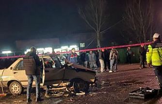 Zonguldak’ta işçi servisi otomobille çarpıştı: 6 yaralı