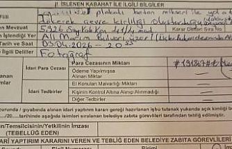 1 kilometre boyunca yola beton döken miksere 191 bin lira ceza kesildi