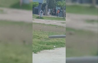 Adana’da tüfekli sopalı kavga kamerada