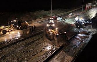 Adıyaman’da şiddetli yağış heyelana neden oldu