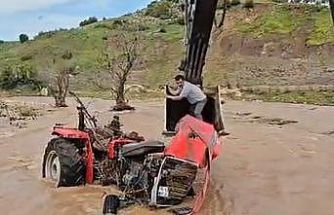 Afrin Çayı’nda mahsur kalan şahıs kurtarıldı