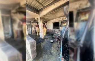 Afşin’de ev yangını: 4 kişi dumandan etkilendi