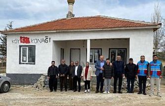 Ağaçören ilçesinin 21 kilometrelik içme suyu hattı yenilendi