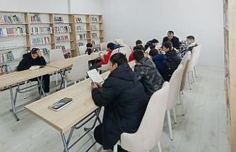 Ağaçören’de öğrenciler kütüphane ile buluştu