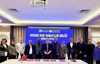Akdeniz kent konseyleri birliği Alanya’da kuruldu