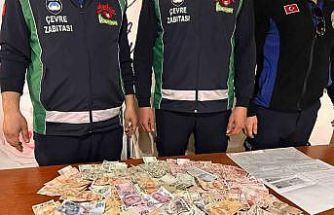 Akşehir’de dilenci operasyonu: 4 bin 410 TL’ye el konuldu