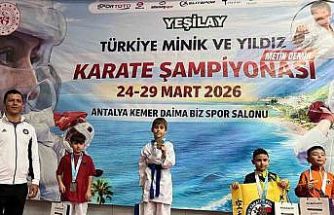 Altı ay önce karateye başladı, Türkiye şampiyonu oldu