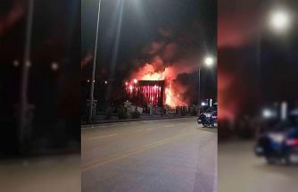 Ankara’da fabrika yangını