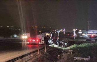 Ankara’da kontrolü kaybeden araç takla attı: 1 ölü, 2 yaralı