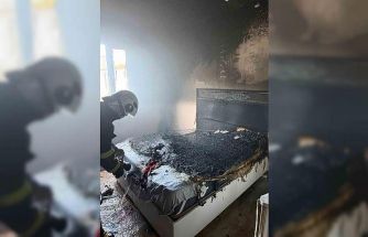 Antakya’da ev yangını