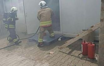 Antakya’da konteyner yangını