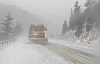 Antalya-Konya karayolunda kar yağışı başladı
