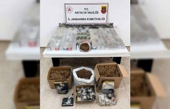 Antalya’da jandarmadan kaçakçılık operasyonu