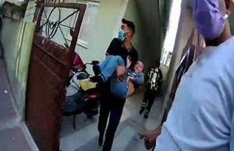 Apartmanda korkutan yangın: 9 kişi tahliye edildi