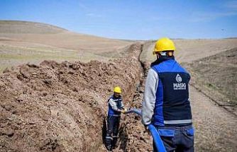 Arguvan Gümüşlü’ye bin 500 metrelik içme suyu hattı