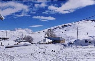 Aşkale’de nisan ayında kar sürprizi: Baharda kar yağışı etkili oldu