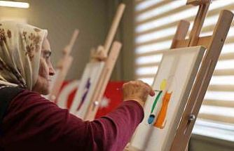 Atıl bina kadınlar için sanat merkezine dönüştü