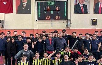 Aydın Lisesi futsal takımı il finaline yükseldi