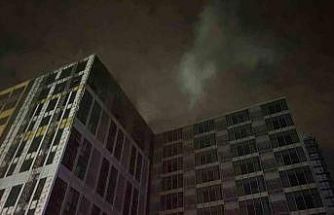 Bahçelievler’de inşaat halindeki 12 katlı binada yangın paniği