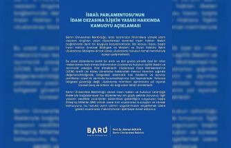 BARÜ’den, İsrail’e yasal düzenleme tepkisi