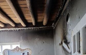 Başkale’de ev yangını maddi hasara yol açtı