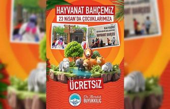 Başkan Büyükkılıç’tan çocuklara ‘23 Nisan’ jesti