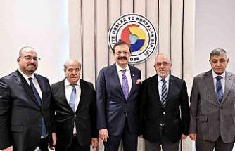 Başkan Dumandağ, TOBB Başkanı Hisarcıklıoğlu ile bir araya geldi