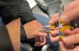 Batman’da parmağa sıkışan yüzük itfaiye ekiplerince çıkarıldı