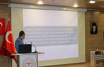 Bayburt İl Sağlık Müdürlüğü bünyesindeki sürekli işçilere İSG eğitimi