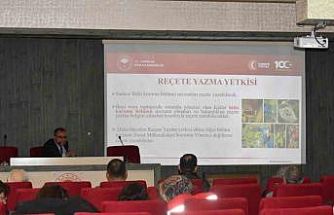 Bayburt’ta B-REÇETE ile bitki koruma ürünlerinin reçeteli satışı anlatıldı