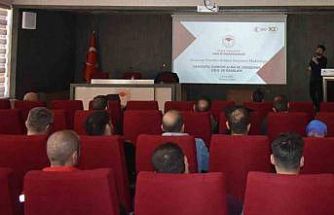 Bayburt’ta tarım personeline numune alma teknikleri anlatıldı