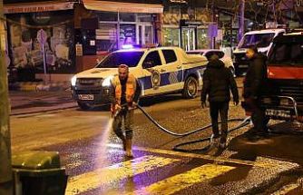 Belediye ekiplerinin bahar temizliği sürüyor