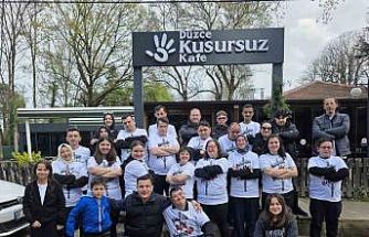 Beşiktaş, kafe çalışanı özel bireyleri ağırladı